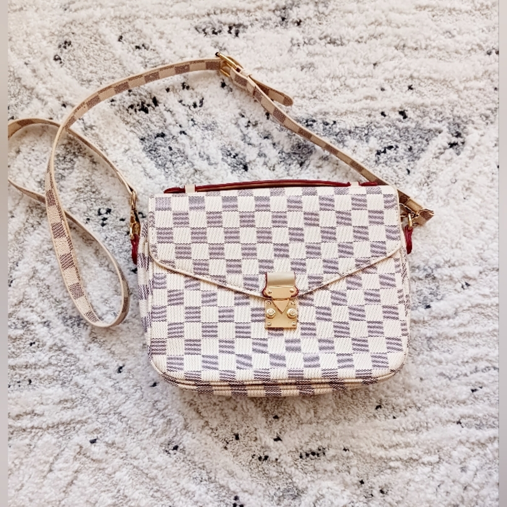Checkered Purse